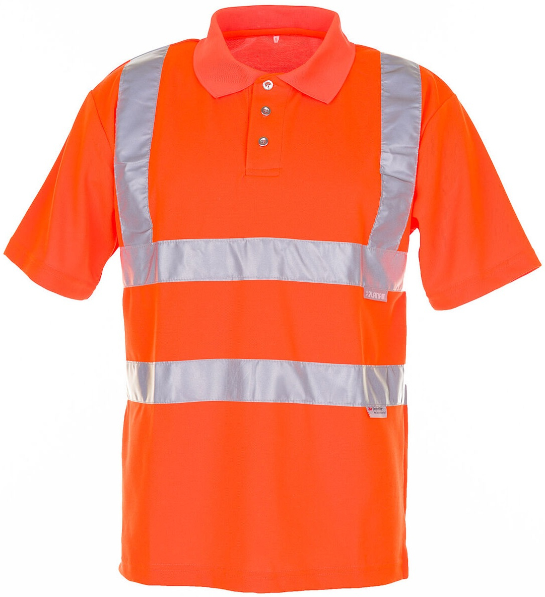 PLANAM-Warnschutz, Warnschutz, Warn-Polo-Shirt uni orange