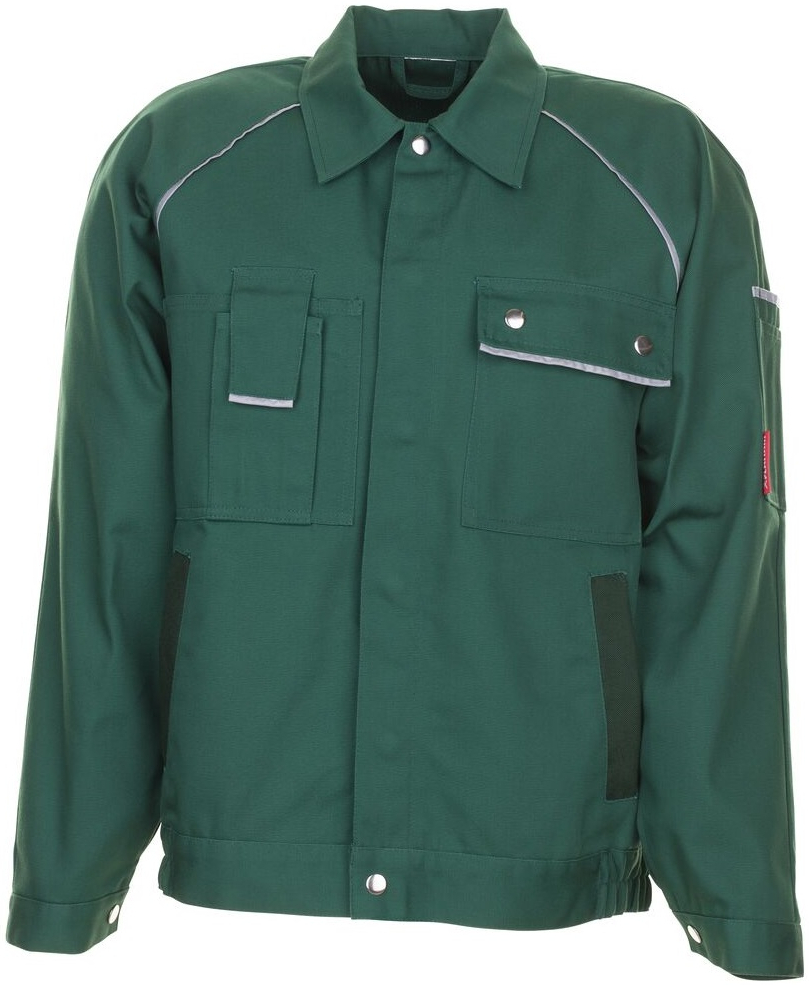 PLANAM-Workwear, Arbeits-Berufs-Bund-Jacke, MG Canvas 320 grün/grün
