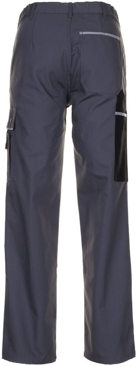 PLANAM-Workwear, Arbeits-Berufs-Bund-Hose, MG Canvas 320 grau/schwarz