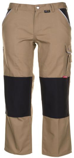 PLANAM-Workwear, Arbeits-Berufs-Bund-Hose, MG Canvas 320 khaki/schwarz