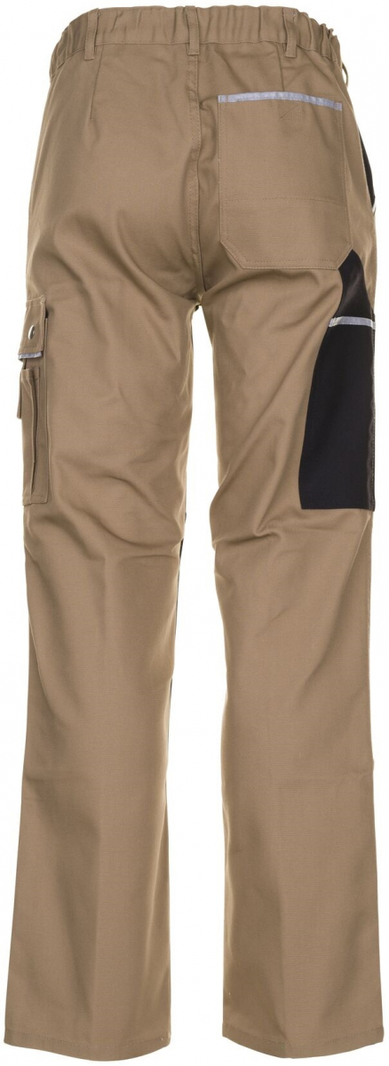 PLANAM-Workwear, Arbeits-Berufs-Bund-Hose, MG Canvas 320 khaki/schwarz