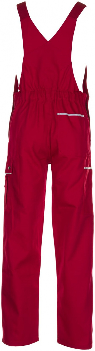 PLANAM-Workwear, Arbeits-Berufs-Latz-Hose, MG Canvas 320 rot/rot