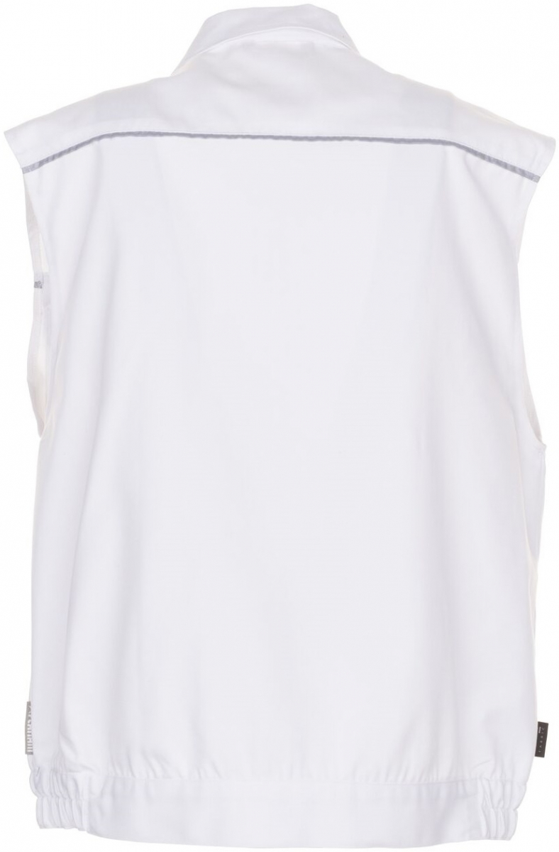 PLANAM-Workwear, Maler-Arbeits-Weste, MG Canvas 320, weiß/weiß
