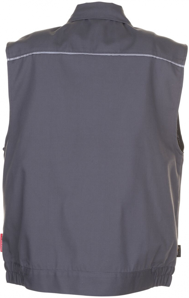 PLANAM-Workwear, Arbeitsweste MG Canvas 320 grau/schwarz