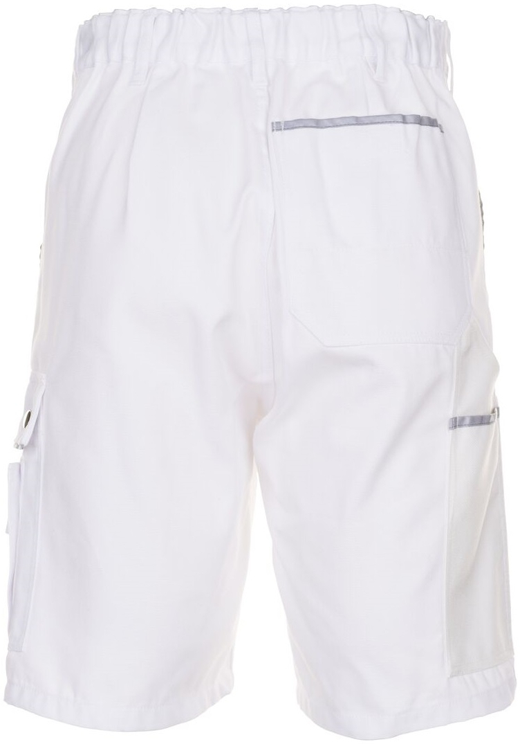 PLANAM-Workwear, Maler-Arbeits-Berufs-Shorts, MG Canvas 320, weiß/weiß