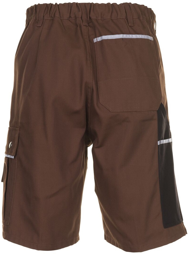 PLANAM-Workwear, Arbeits-Berufs-Shorts, MG Canvas 320, braun/schwarz