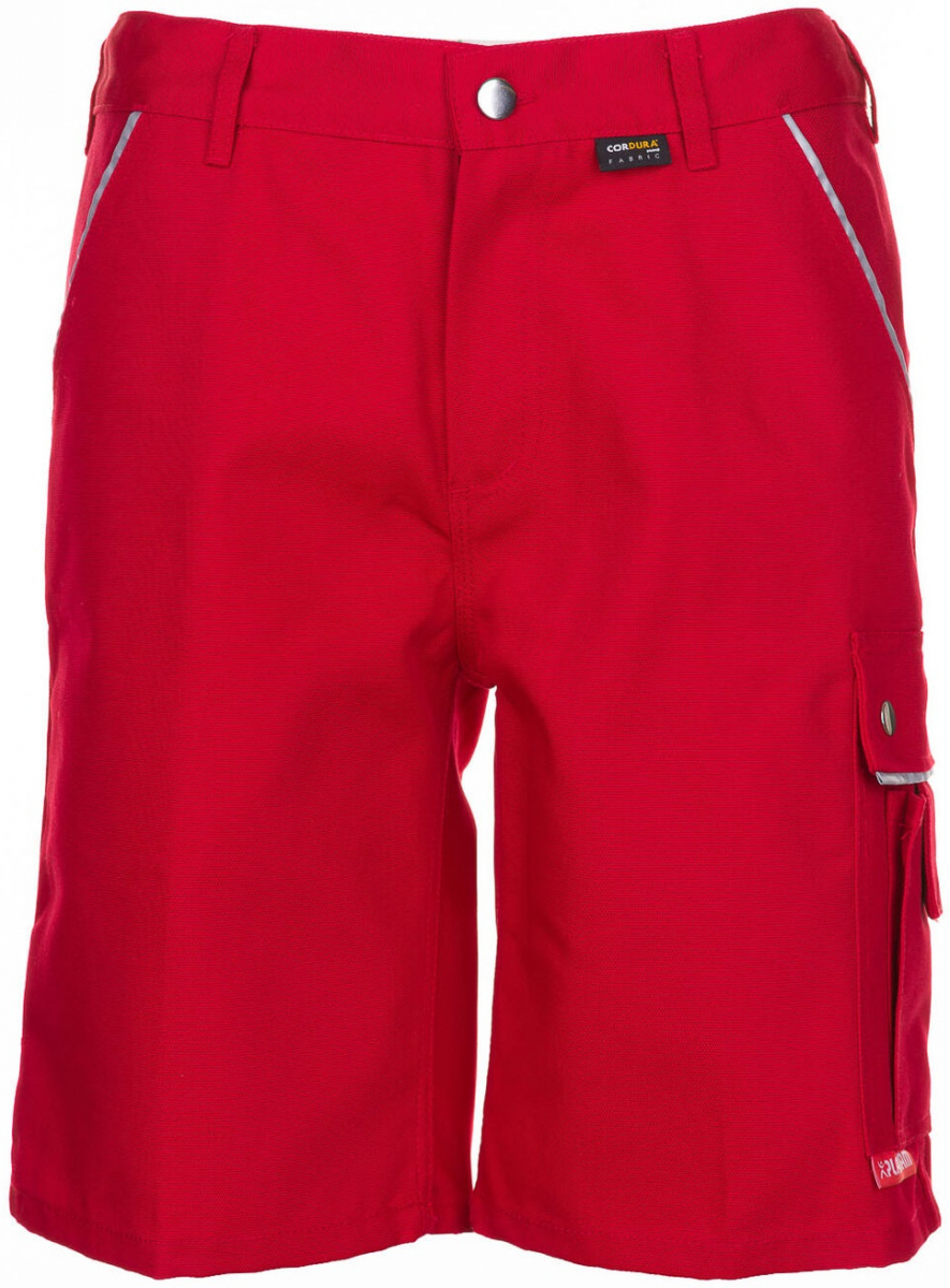 PLANAM-Workwear, Arbeits-Berufs-Shorts, MG Canvas 320, rot/rot