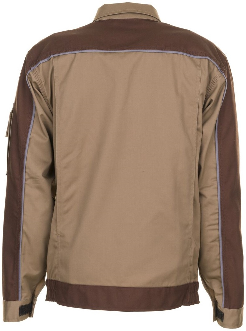 PLANAM-Workwear, Arbeits-Berufs-Bund-Jacke, MG Highline beige/braun/zink