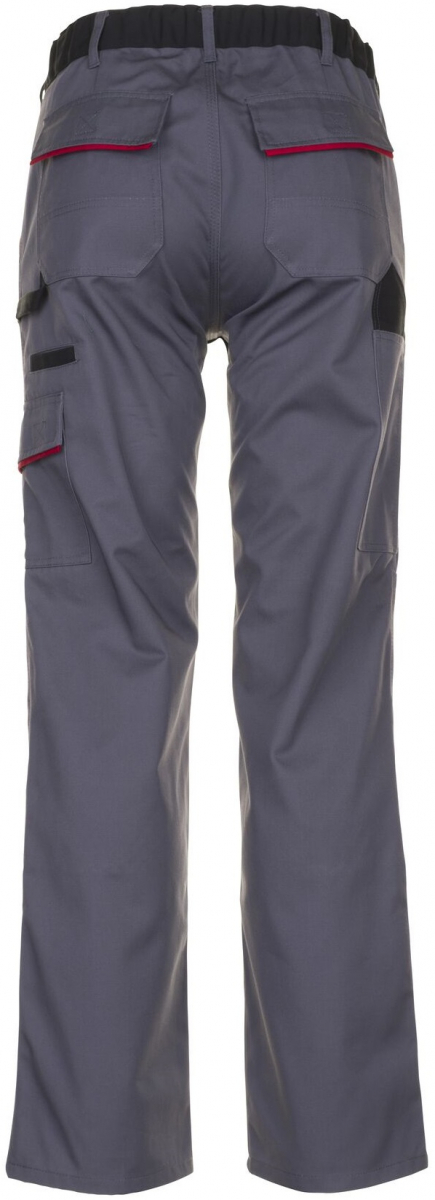 PLANAM-Workwear, Arbeits-Berufs-Bund-Hose, MG Highline schiefer/schwarz/rot