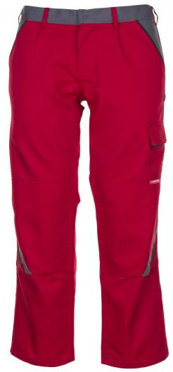 PLANAM-Workwear, Arbeits-Berufs-Bund-Hose, MG Highline rot/schiefer/schwarz