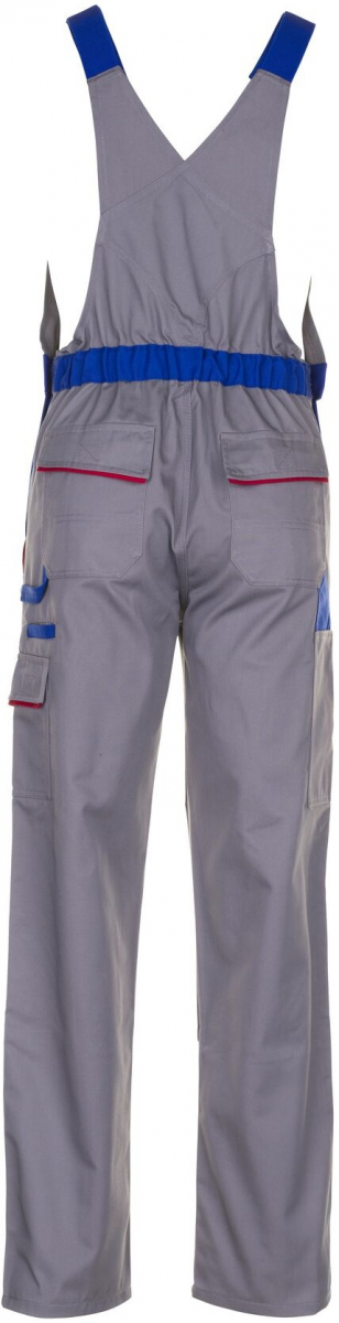 PLANAM-Workwear, Arbeits-Berufs-Latz-Hose, MG Highline zink/kornblau/rot