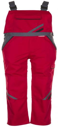 PLANAM-Workwear, Arbeits-Berufs-Latz-Hose, MG Highline rot/schiefer/schwarz