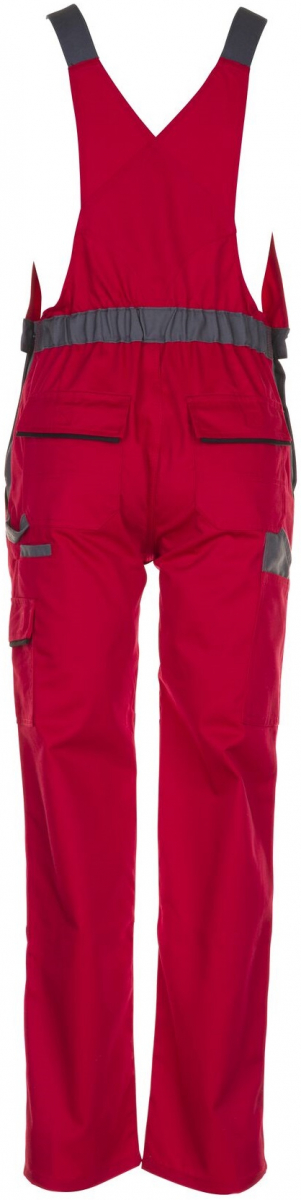 PLANAM-Workwear, Arbeits-Berufs-Latz-Hose, MG Highline rot/schiefer/schwarz