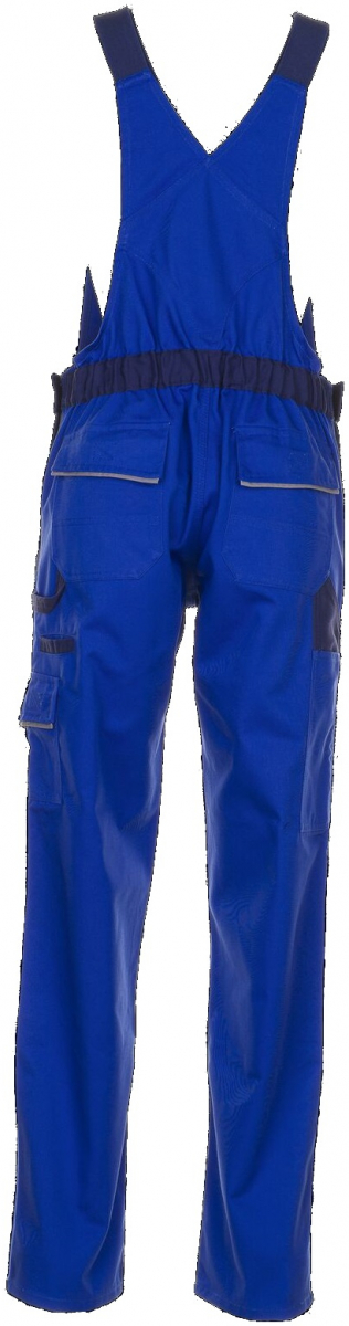 PLANAM-Workwear, Damen-Latzhose, Highline, 285 g/m, kornblau/marine/zink