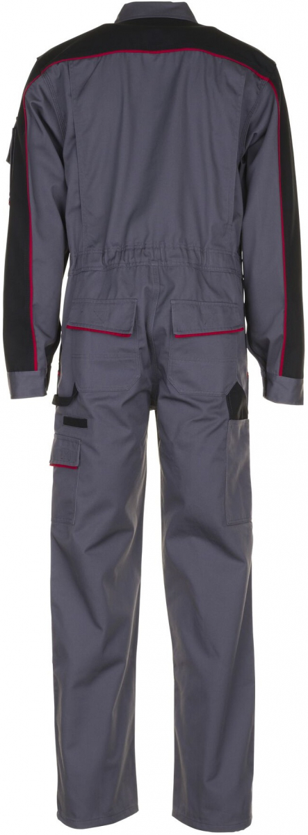 PLANAM-Workwear, Rallye-Kombi, Highline, Arbeits-Berufs-Overall, schiefer/schwarz/rot