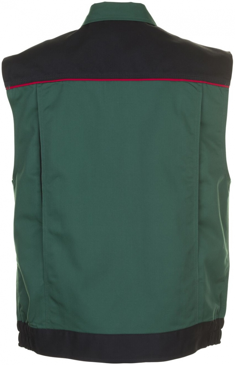 PLANAM-Workwear, Weste, Highline, 285 g/m², grün/schwarz/rot