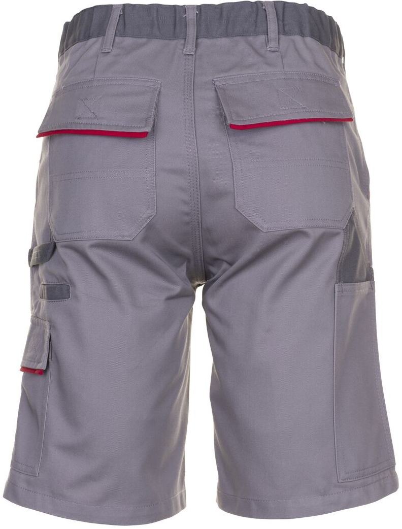 PLANAM-Workwear, Arbeits-Berufs-Shorts, MG Highline, zink/schiefer/rot