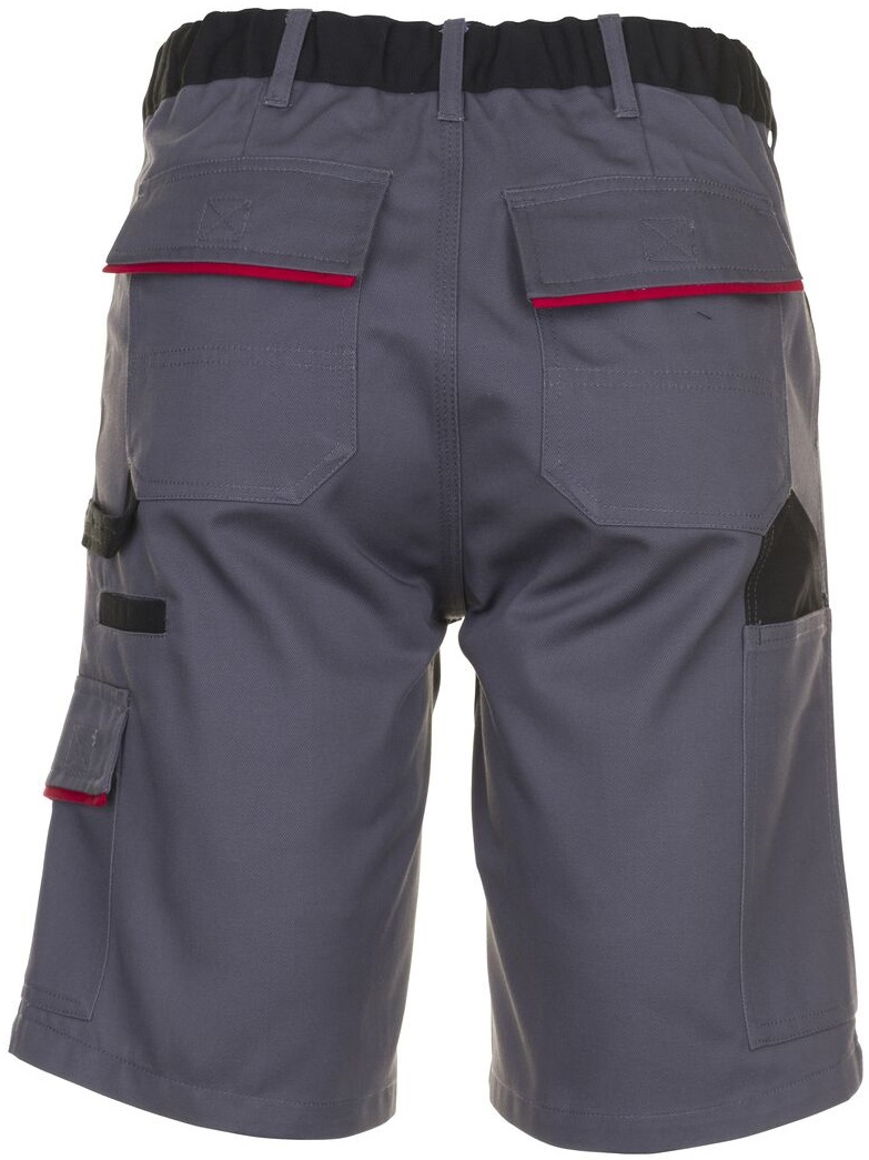 PLANAM-Workwear, Arbeits-Berufs-Shorts, MG Highline, schiefer/schwarz/rot