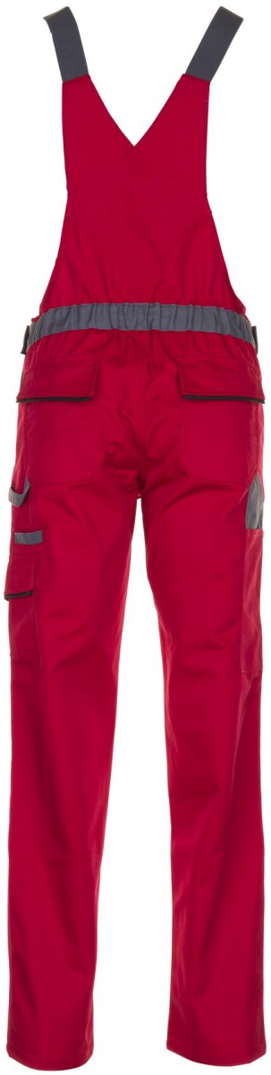 PLANAM-Workwear, Damen-Latzhose, Highline, 285 g/m², rot/schiefer/schwarz