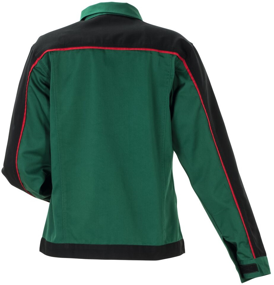 PLANAM-Workwear, Damen-Bundjacke, Highline, 285 g/m², grün/schwarz/rot