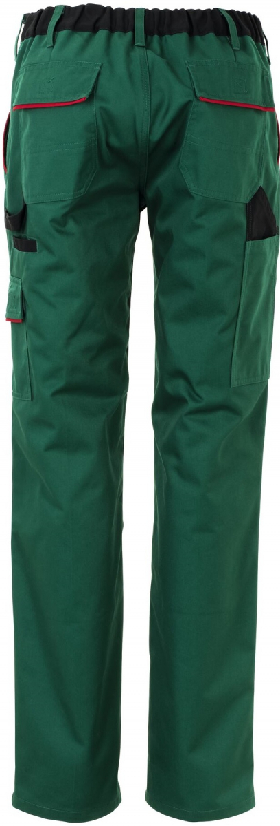 PLANAM-Workwear, Damen-Bundhose, Highline, 285 g/m², grün/schwarz/rot