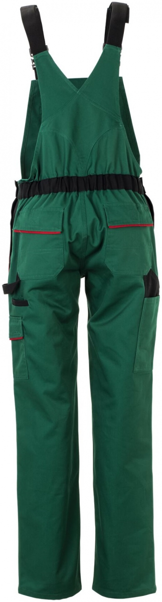PLANAM-Workwear, Damen-Latzhose, Highline, 285 g/m², grün/schiefer/schwarz