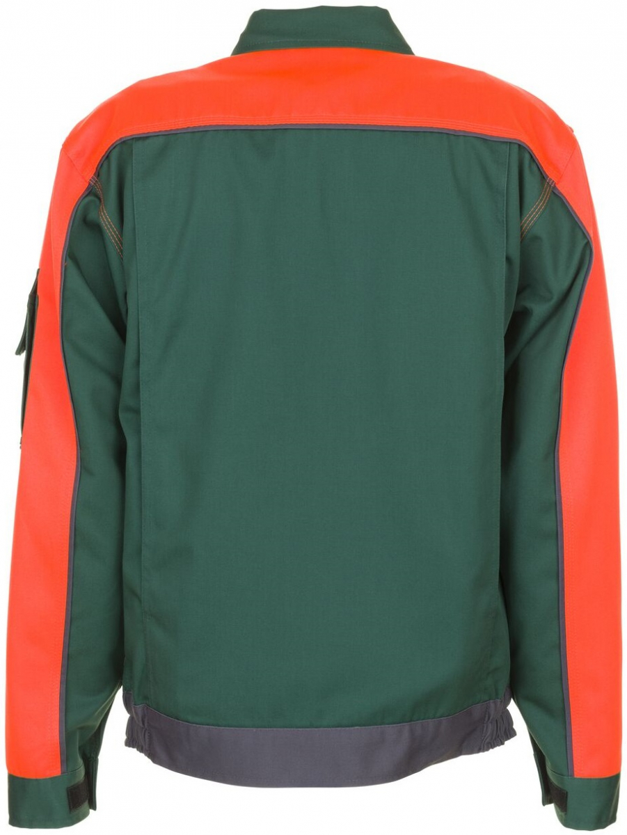 PLANAM-Workwear, Arbeits-Berufs-Bund-Jacke, Visline grün/orange/schiefer