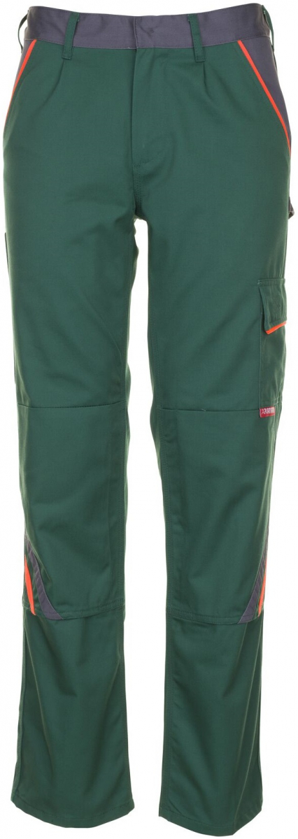 PLANAM-Workwear, Arbeits-Berufs-Bund-Hose, Visline grün/orange/schiefer