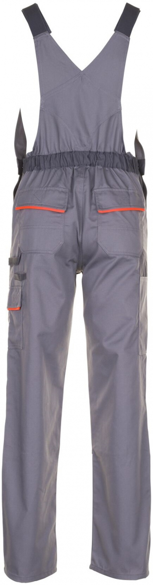 PLANAM-Workwear, Arbeits-Berufs-Latz-Hose, Visline zink/orange/schiefer