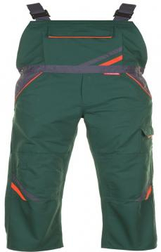 PLANAM-Workwear, Arbeits-Berufs-Latz-Hose, Visline grün/orange/schiefer