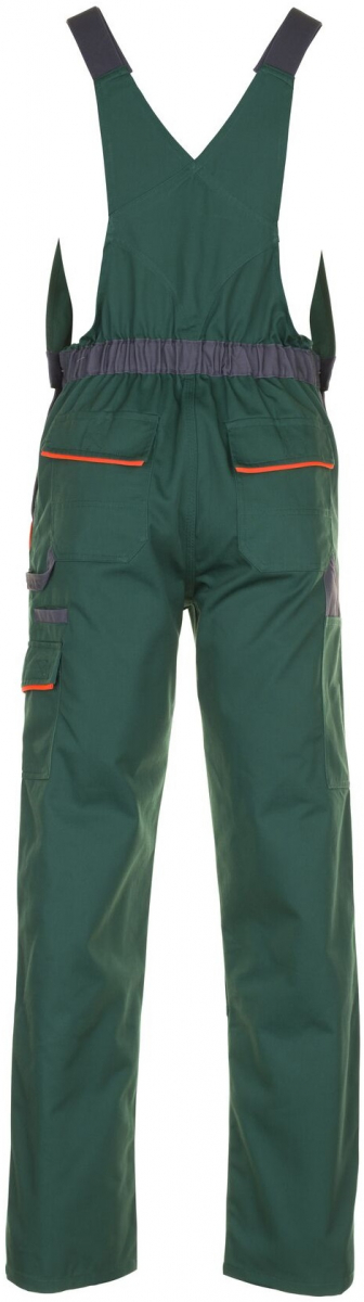 PLANAM-Workwear, Arbeits-Berufs-Latz-Hose, Visline grün/orange/schiefer