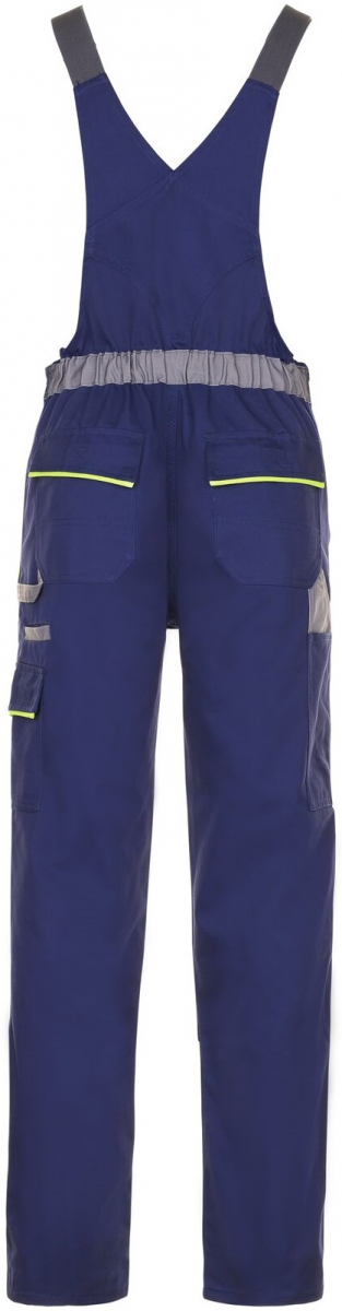 PLANAM-Workwear, Arbeits-Berufs-Latz-Hose, Visline marine/gelb/zink