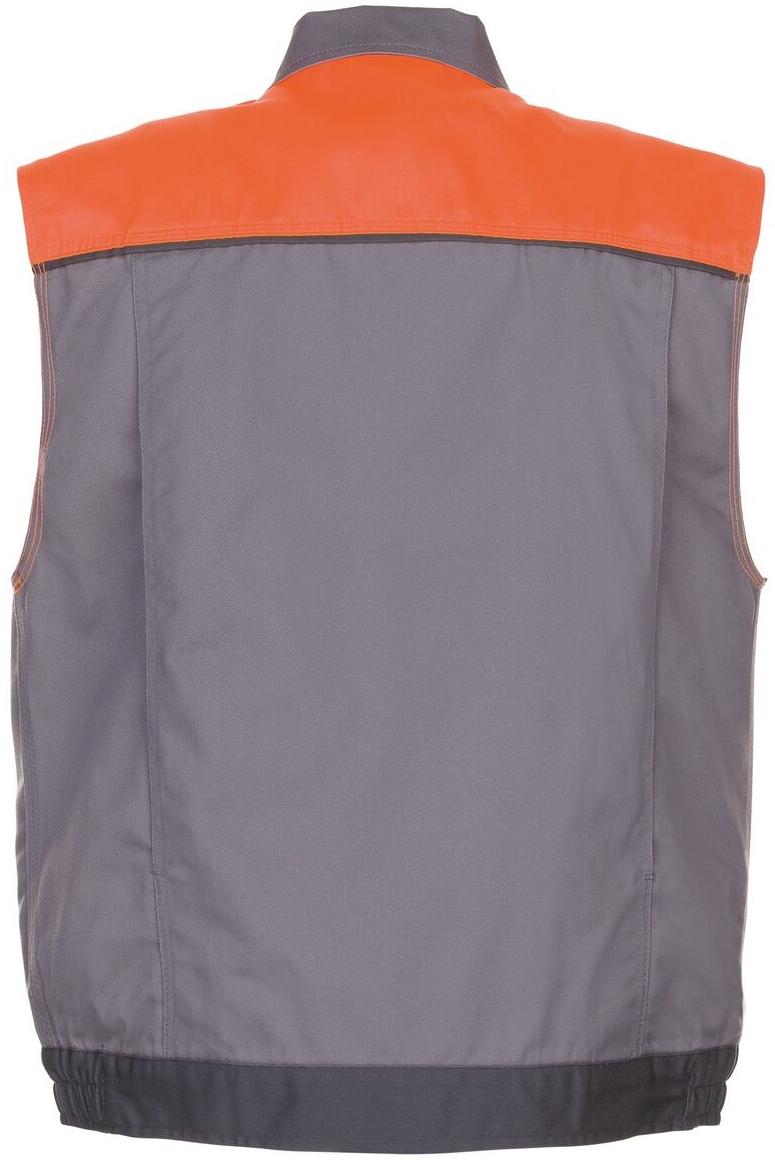 PLANAM-Workwear, Arbeitsweste, Weste Visline, zink/orange/schiefer