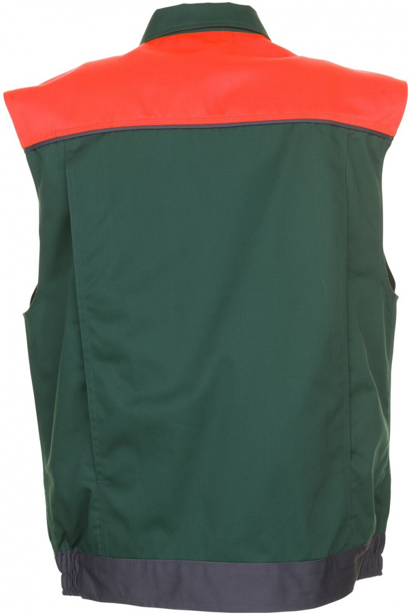 PLANAM-Workwear, Arbeitsweste Visline grün/orange/schiefer