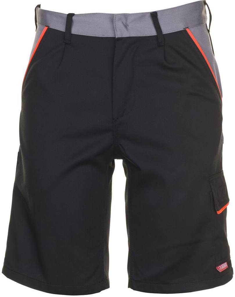 PLANAM-Workwear, Arbeits-Berufs-Shorts, Visline, schwarz/orange/zink