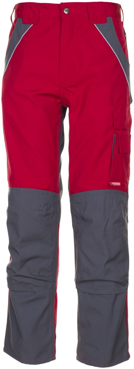 PLANAM-Workwear, Arbeits-Berufs-Bund-Hose, MG Plaline rot/schiefer