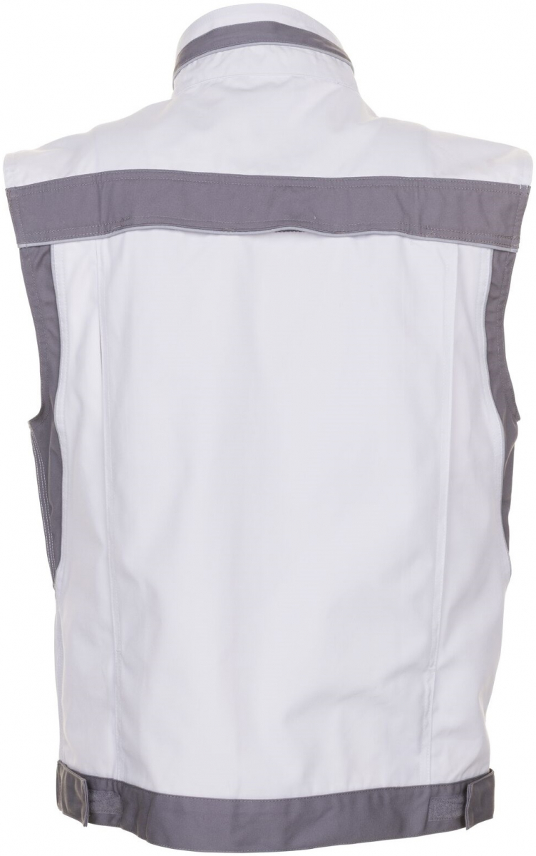 PLANAM-Workwear, Maler-Arbeits-Weste, MG Plaline, weiß/zink