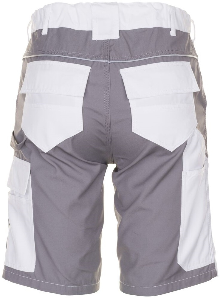 PLANAM-Workwear, Maler-Arbeits-Berufs-Shorts, MG Plaline, weiß/zink