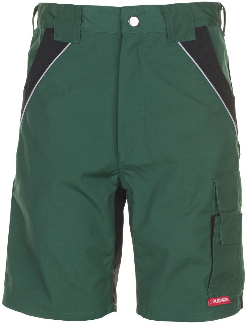 PLANAM-Workwear, Arbeits-Berufs-Shorts, MG Plaline, grün/schwarz
