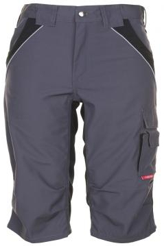 PLANAM-Workwear, 3/4 Arbeitshose, Arbeits-Berufs-Shorts, MG Plaline, schiefer/schwarz