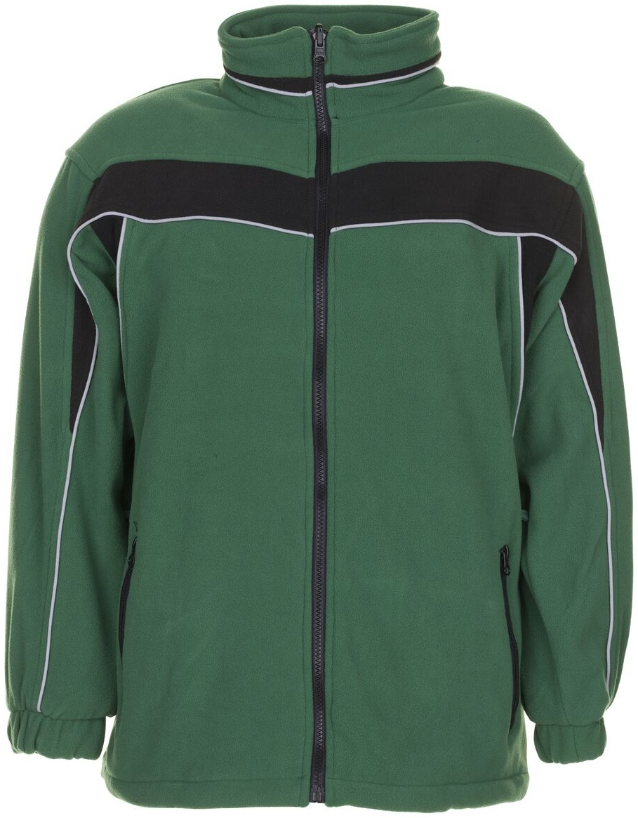 PLANAM-Workwear, Fleece-Jacke Plaline grün/schwarz