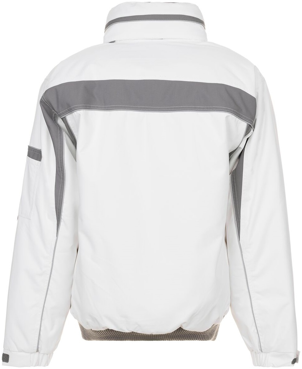 PLANAM-Workwear, Maler-Winter-Arbeits-Jacke, Blouson, Plaline, weiß/zink