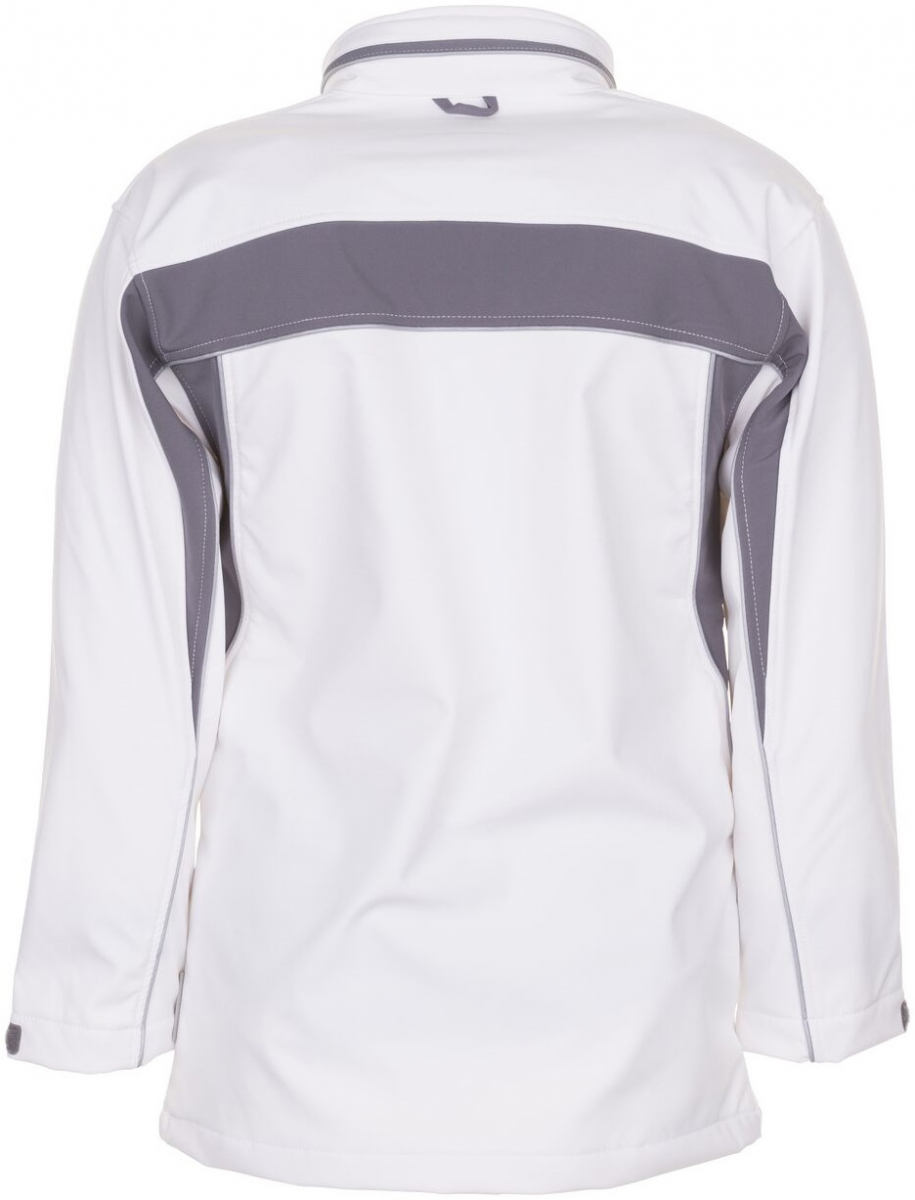 PLANAM-Workwear, Softshelljacke, weiß/zink