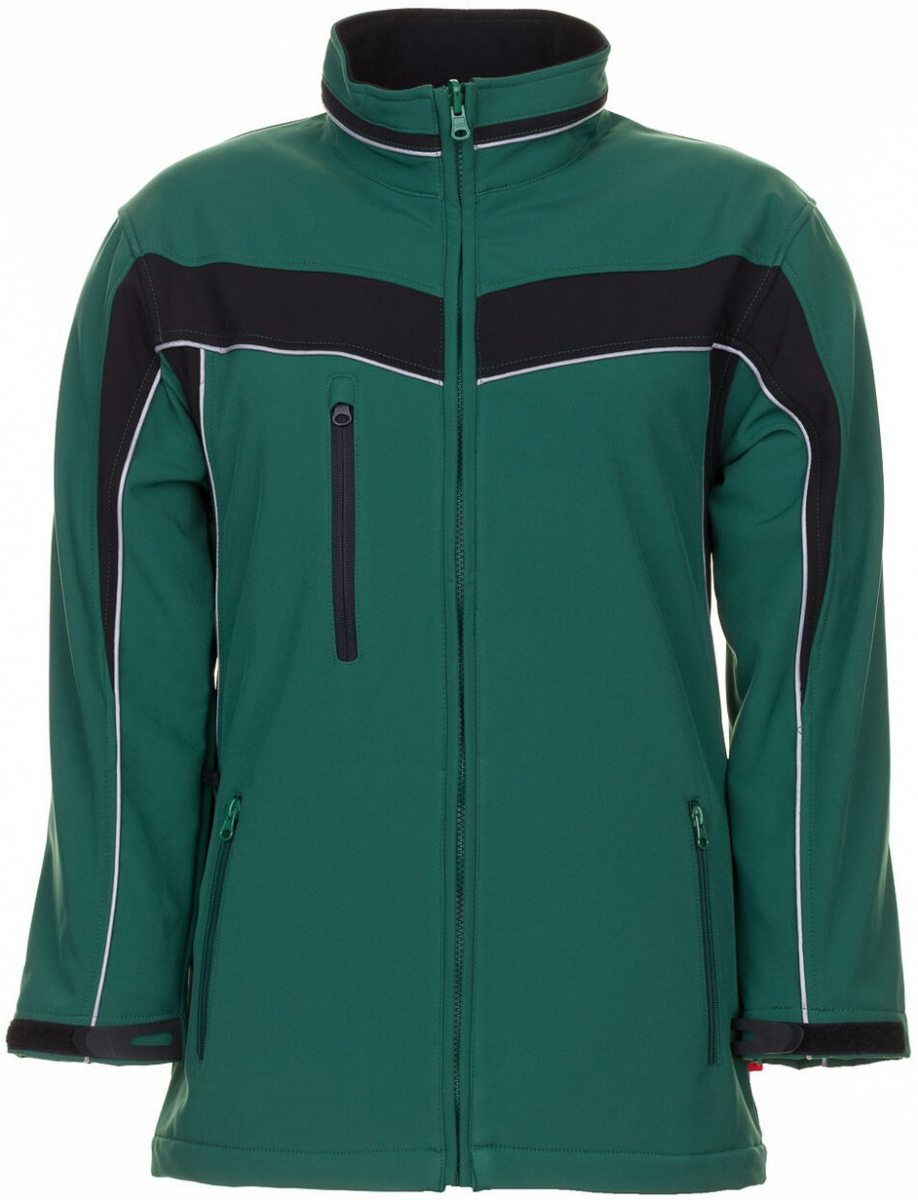 PLANAM-Workwear, Softshelljacke, grün/schwarz