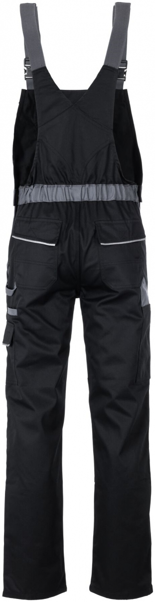 PLANAM-Workwear, Latzhose, Highline, 285 g/m, schwarz/schiefer/zink