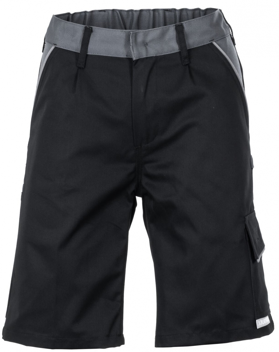 PLANAM-Workwear, Arbeits-Berufs-Shorts, Highline, 285 g/m, schwarz/schiefer/zink