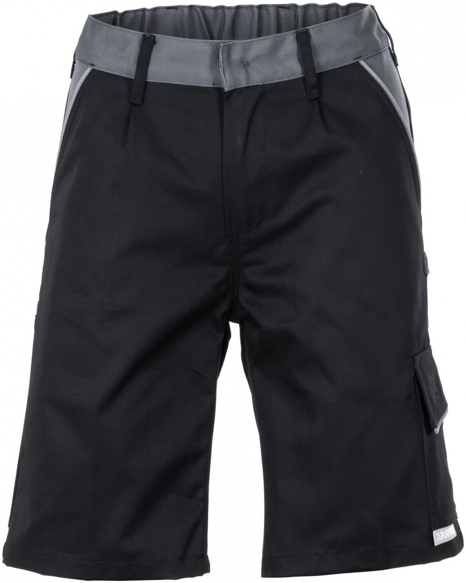 PLANAM-Workwear, Arbeits-Berufs-Shorts, Highline, 285 g/m, schwarz/schiefer/zink