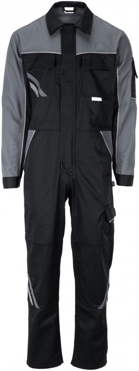 PLANAM-Workwear, Rallyekombi, Highline, 285 g/m², Arbeits-Berufs-Overall, schwarz/schiefer/zink