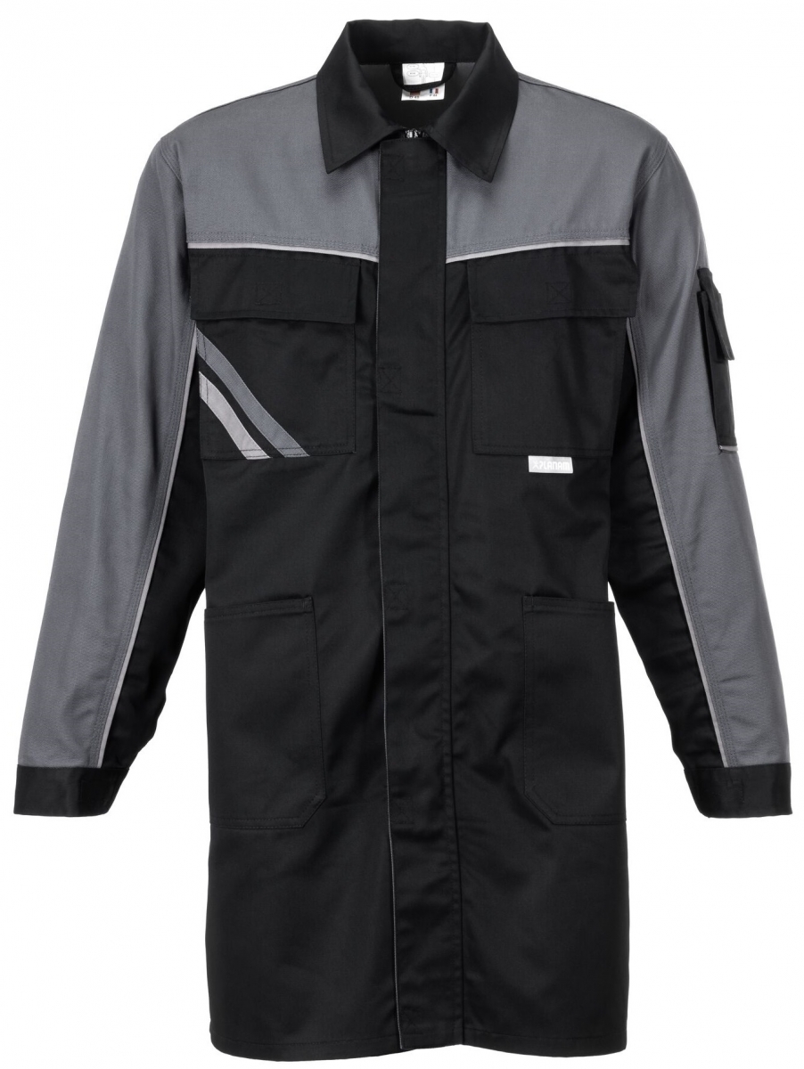 PLANAM-Workwear, Berufsmantel, Highline, 285 g/m, schwarz/schiefer/zink