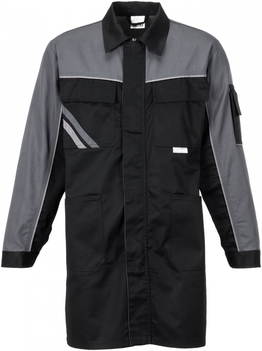 PLANAM-Workwear, Berufsmantel, Highline, 285 g/m², schwarz/schiefer/zink